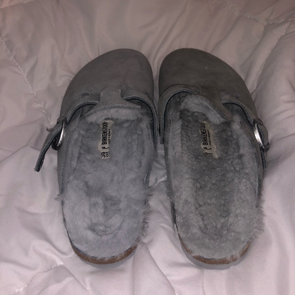 Birkenstocks Boston Shearling shoes NEVER WORN